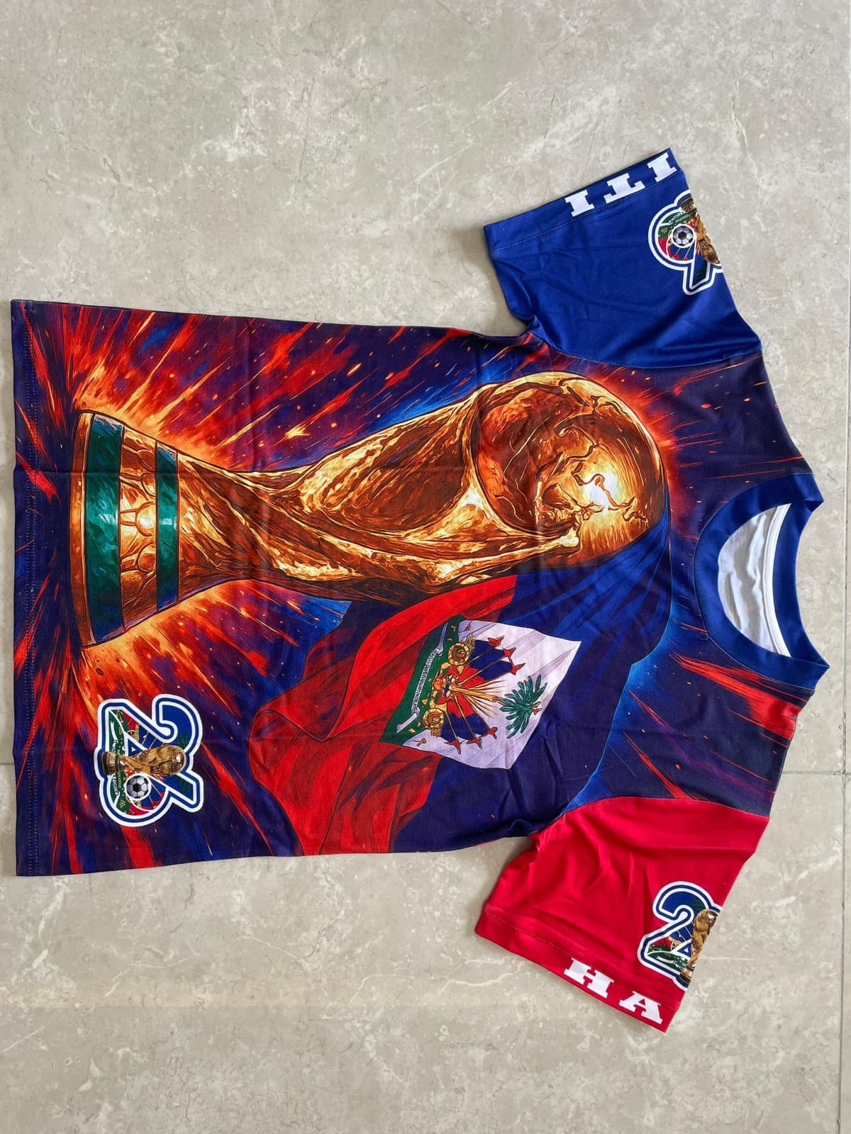 Haiti Flag 2026 Trophy Jersey